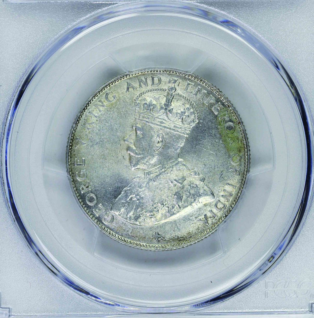 Straits Settlement King George V 1920, 50 Cents w/o dot (1 of 2)