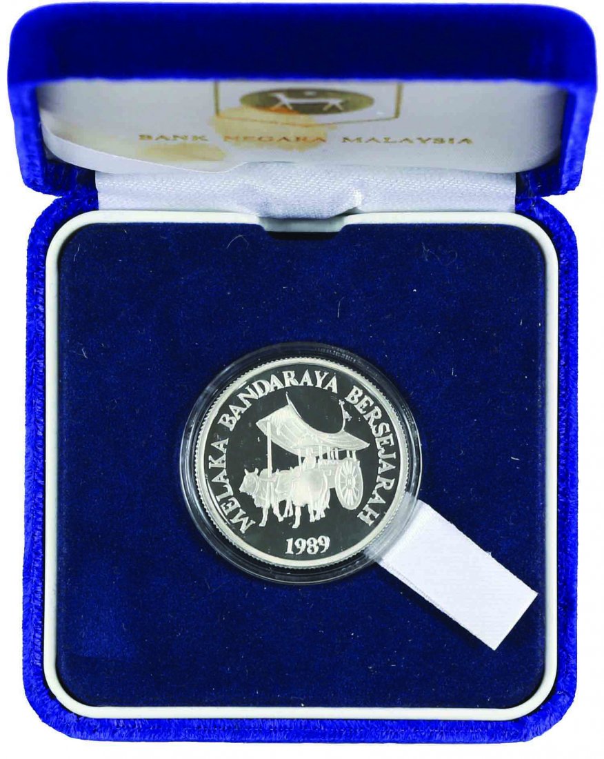 Malaysia 1989, The Proclamation of Melaka as Historical: Malaysia 1989, The Proclamation of Melaka as Historical City (KN39) Proof RM10