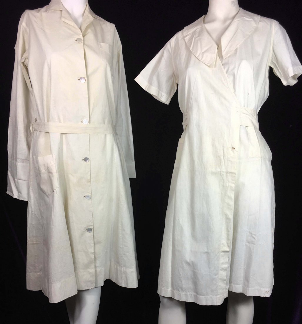 Lot 4 Nurse Uniforms 1910 - 20 WWI: Circa Late teens - Early 20s Nurse Uniforms.