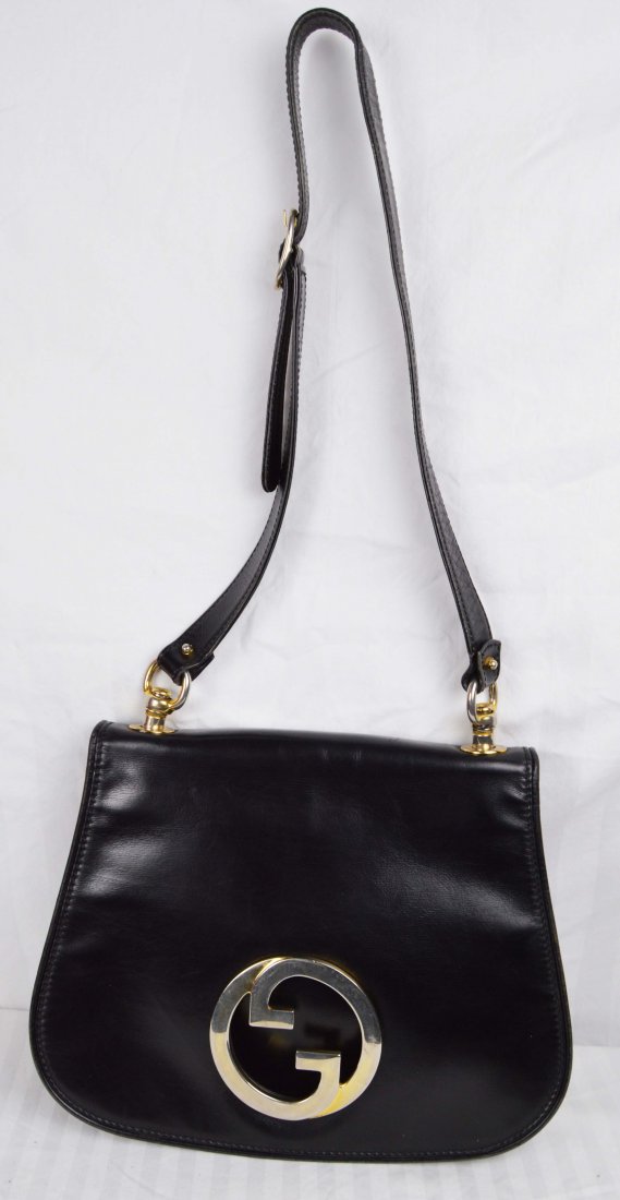 Vintage Gucci Medallion Flap Shoulder Bag (1 of 4)