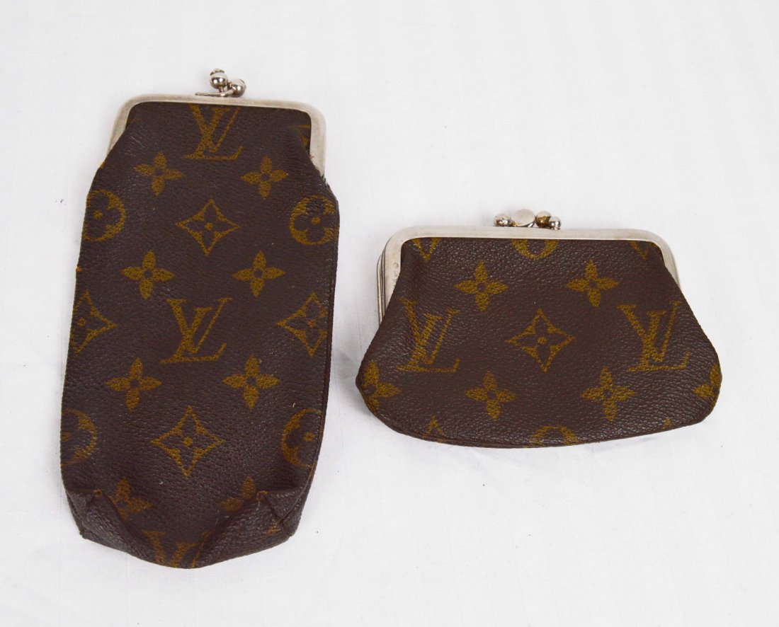 2 Small Loius Vuitton Snap Pouches Coin Eyeglasses (1 of 1)