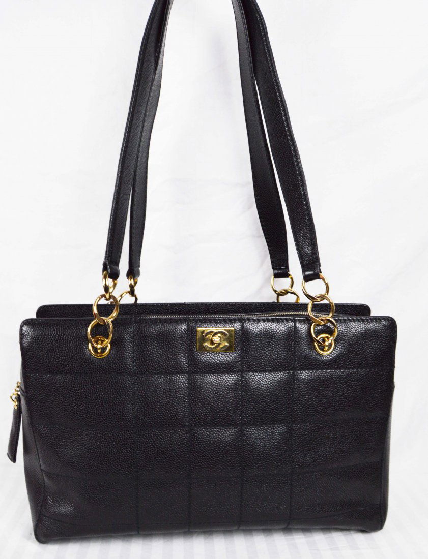 Chanel Black Caviar Business Tote Shoulder Bag (1 of 7)
