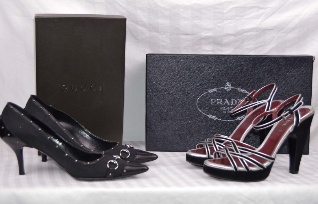 Lot 2 Shoes Gucci Prada (1 of 3)