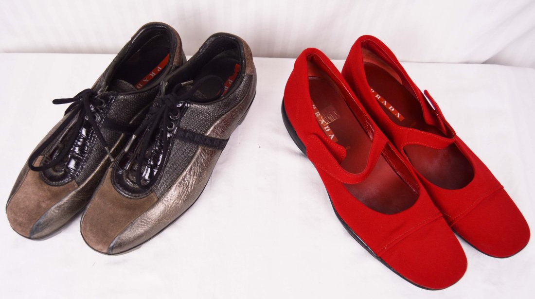 2 Pairs of Prada Shoes (1 of 2)