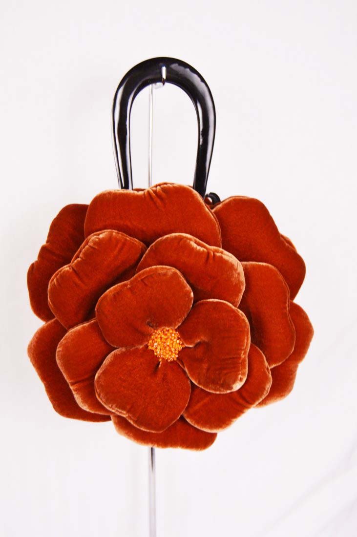 Fluffy Plush Camellia Flower Bag by Khaisilk Novelty (1 of 2)