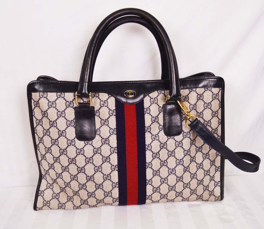 Authentic Gucci Briefcase Bag Racing Stripe (1 of 7)