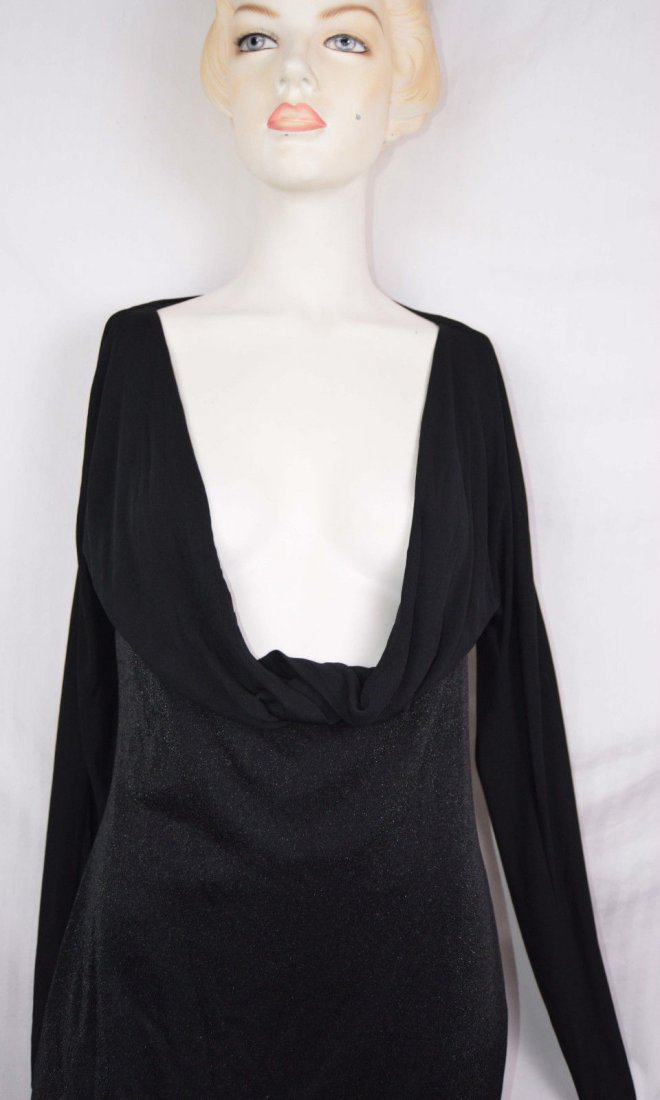 Gianni Versace Couture Plunge Bust Dress (1 of 5)