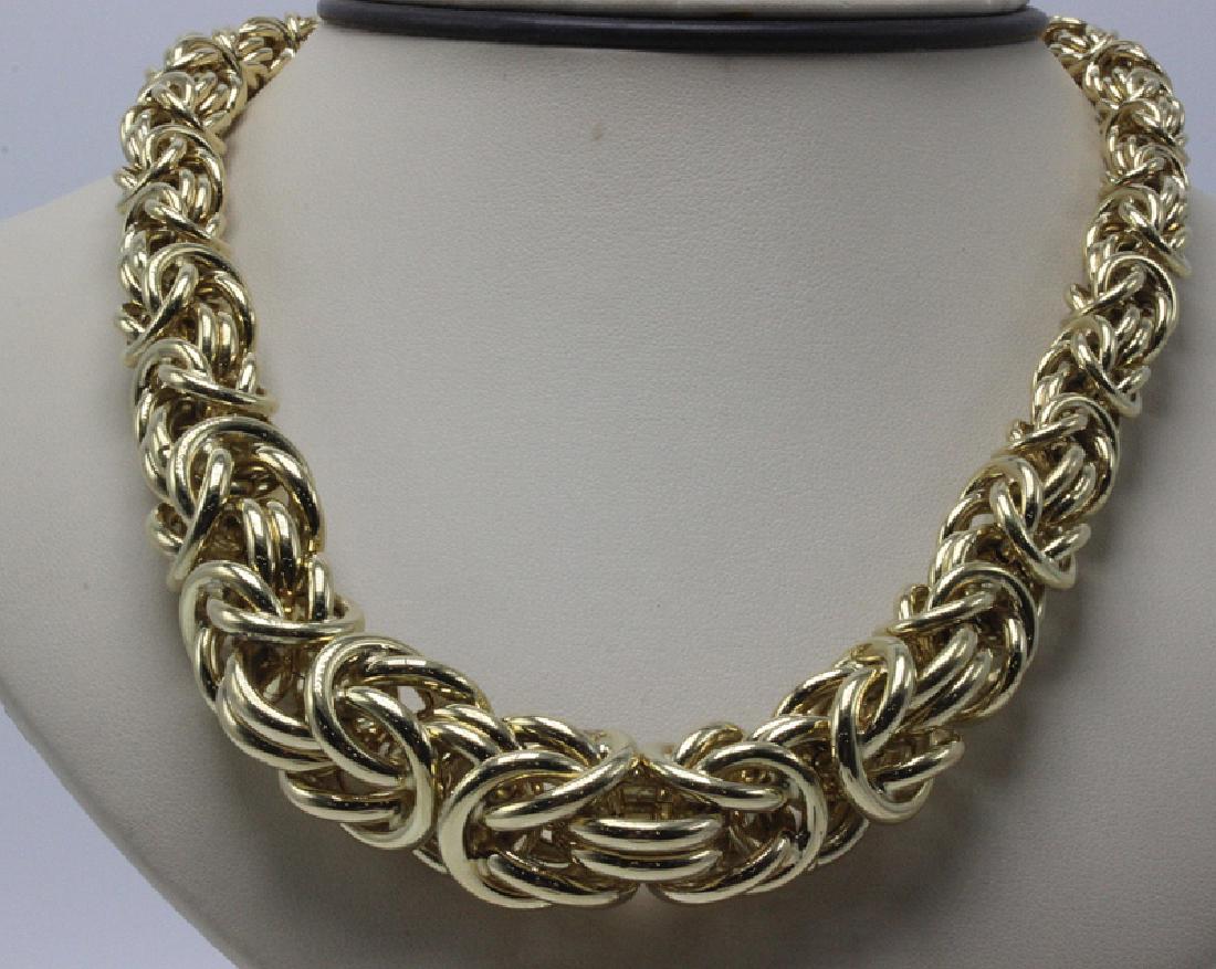 Contemporary 18Kt YG Rope Necklace (1 of 3)