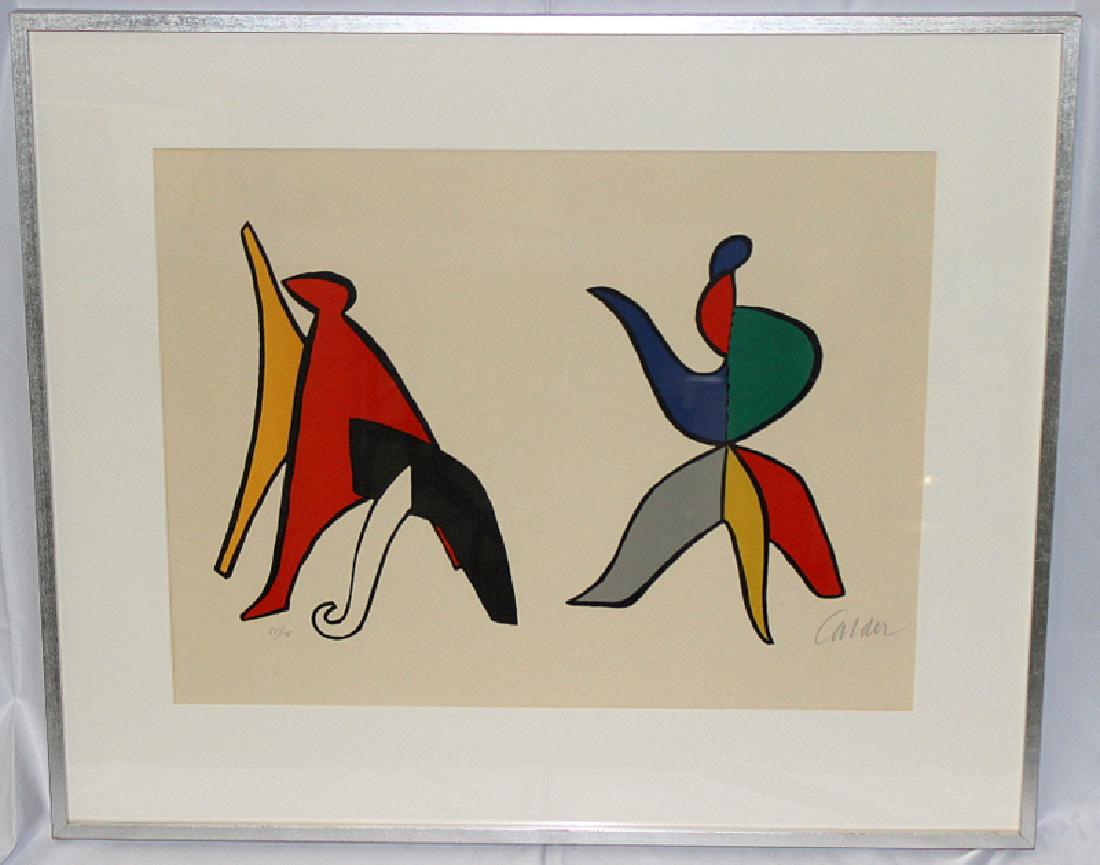 Alexander Calder (American, b.1898-1976) Lithograph (1 of 4)