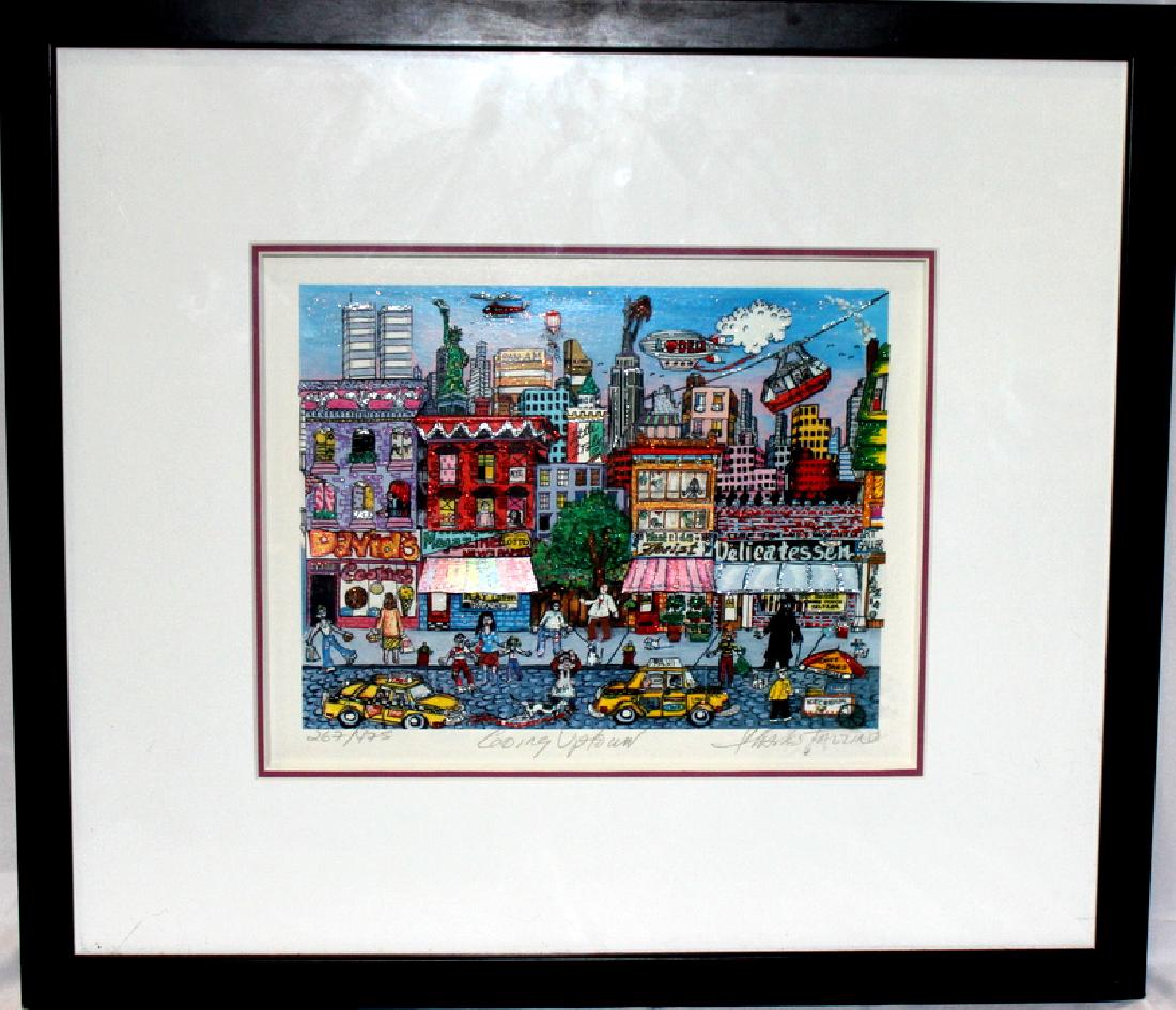 Charles Fazzino "Going Uptown" Pencil Signed & Dated (1 of 4)