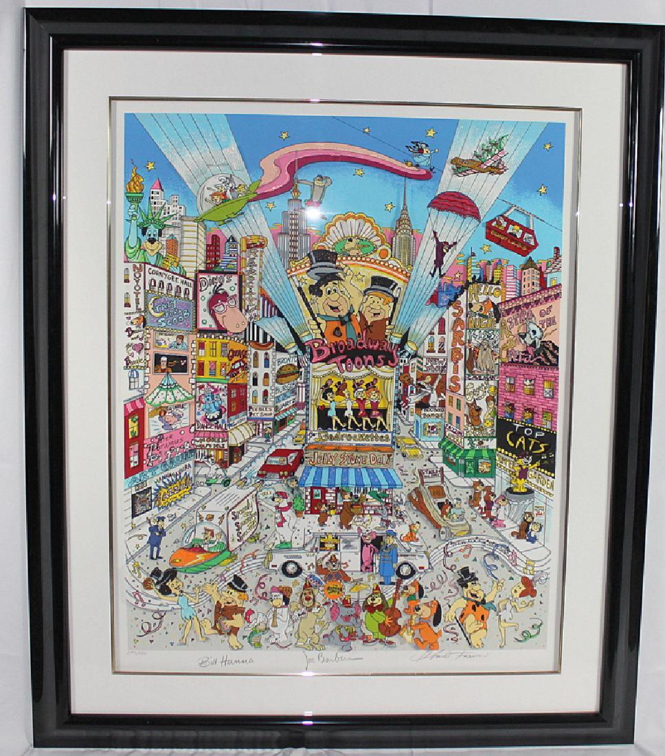 Charles Fazzino "Broadway Toons" by Hanna Barbara (1 of 9)