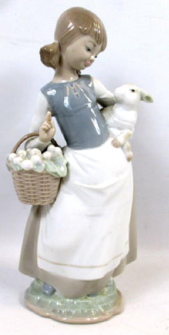 Lladro "Girl with Lamb" #4835 (1 of 1)