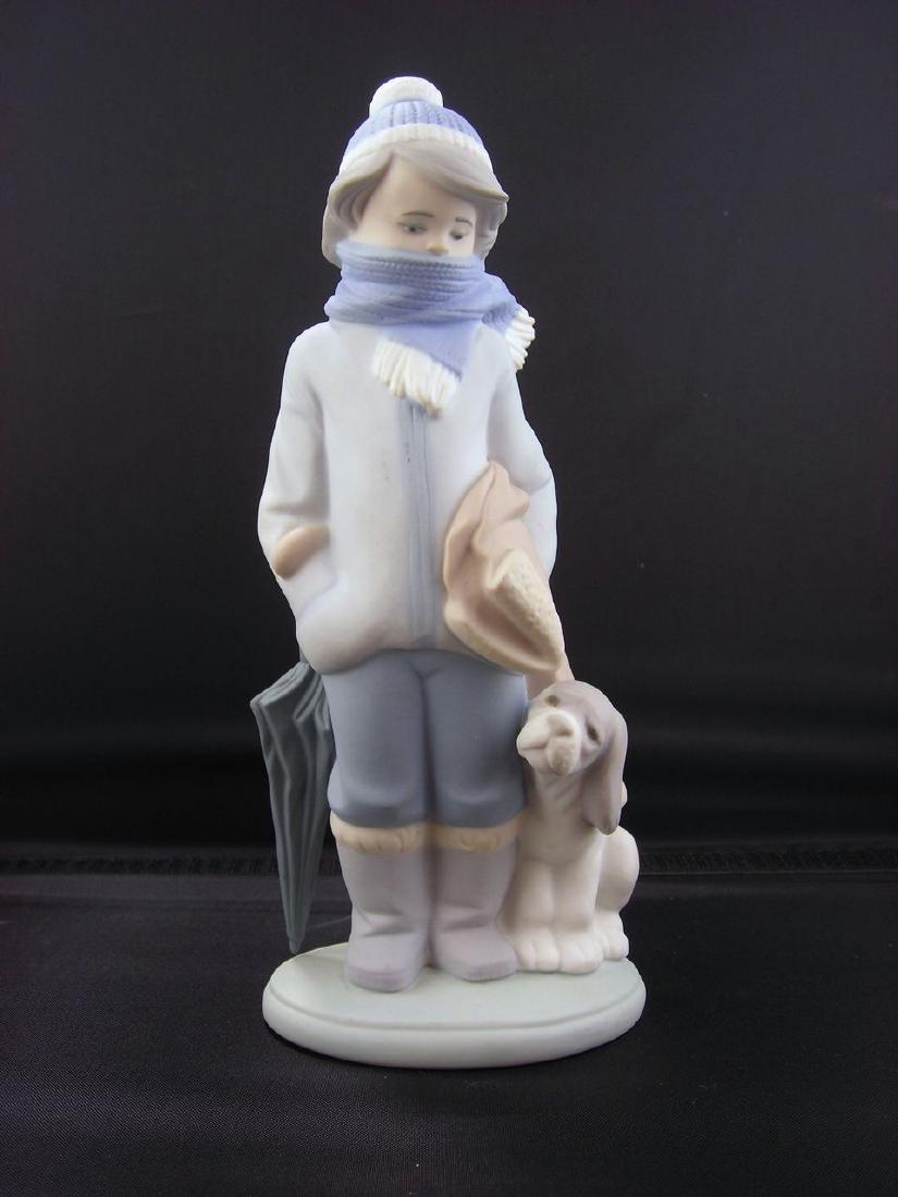 Lladro "Winter" Porcelain Figure #5220 (1 of 1)