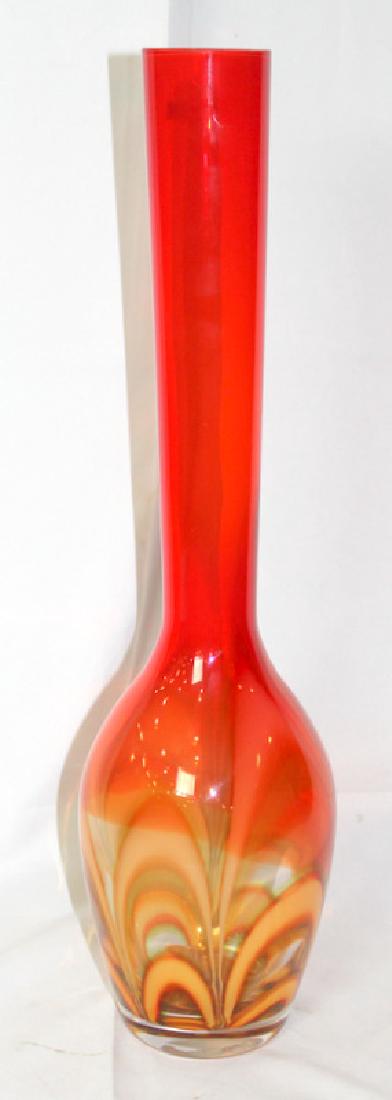 Evolution Waterford Red Flower Vase (1 of 3)