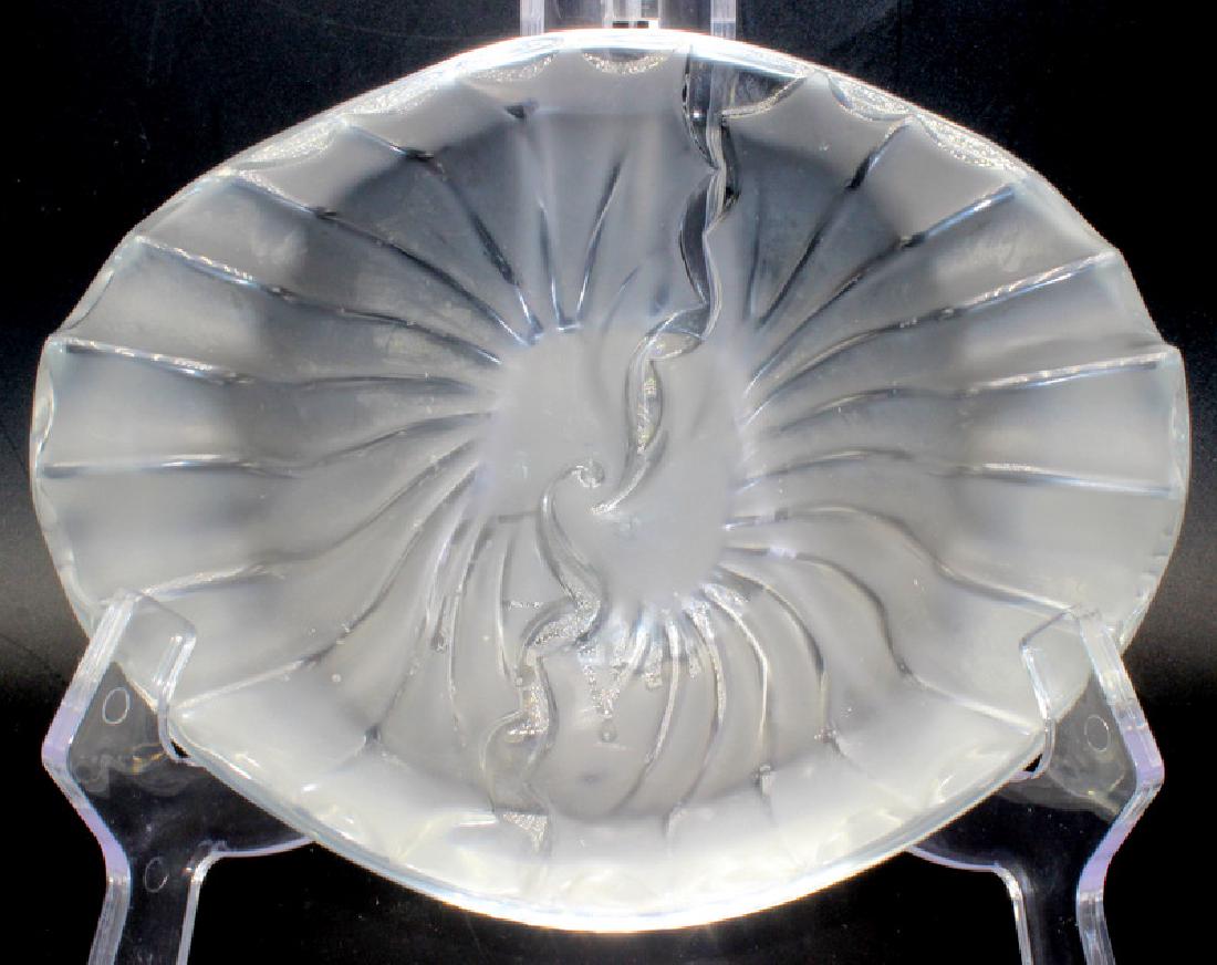 Lalique Oak Leaf Bowl (1 of 4)