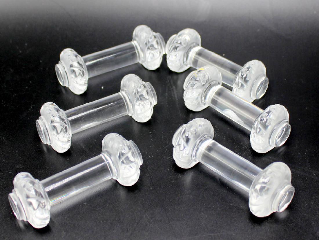 Lalique (6) "St. Hubert" Knife Rests (1 of 3)