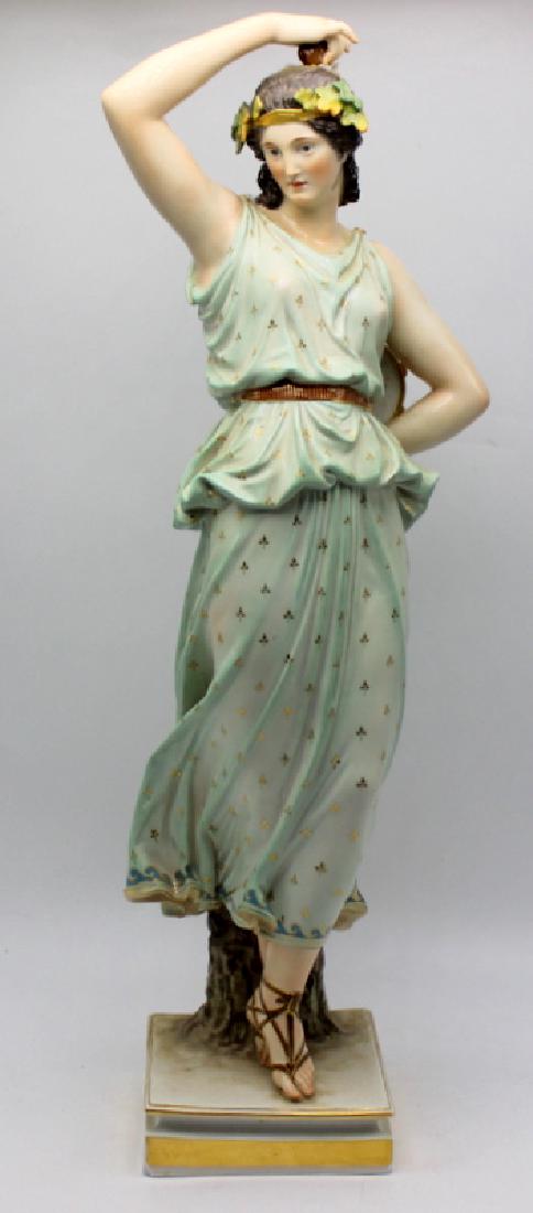 Large Meissen Porcelain Figure of a Grecian Maiden (1 of 7)