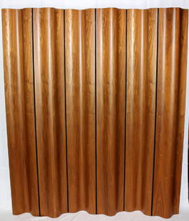 Eames for Herman Miller Natural Cherry FSW-6 Screen: Eames for Herman Miller Natural Cherry FSW-6 Folding Screen. 9.5" long. Comes with Certificate of Authenticity.