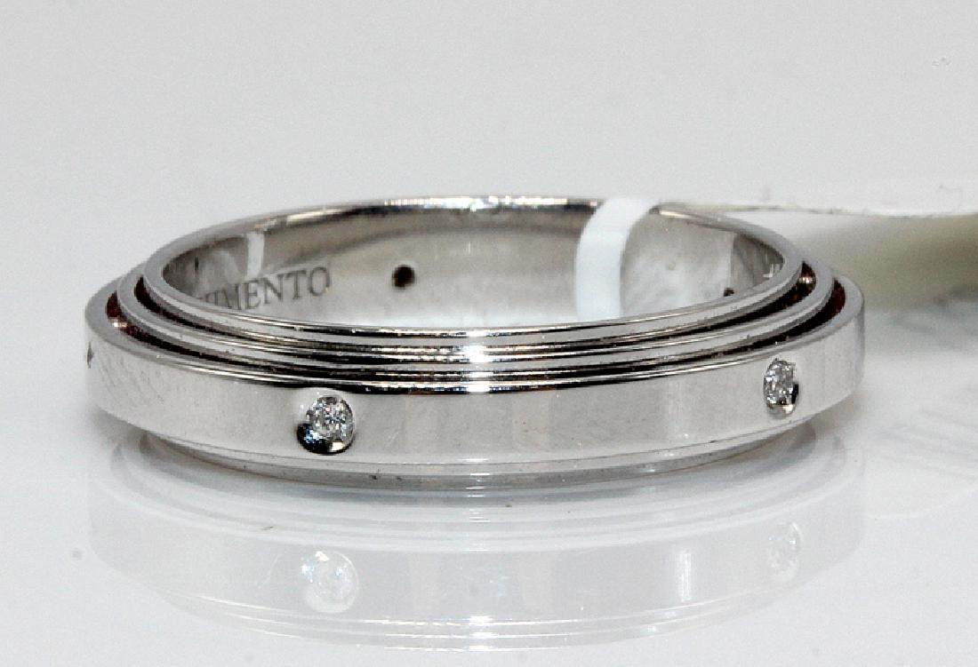 Chimento 18Kt WG & 0.23ct. Diamond Brill Ring: Chimento 18Kt WG & 0.23ct. Diamond Brill Ring. 3.5 dwt. Ring size - 7. Retail - $2,450.