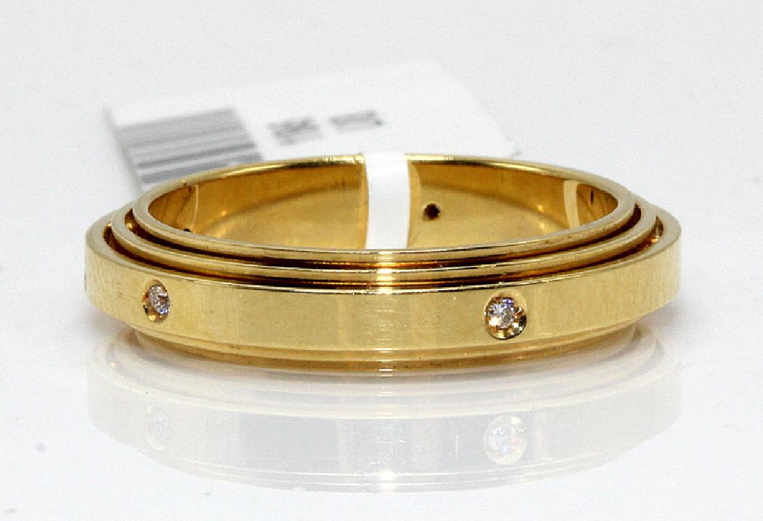 Chimento 18Kt WG & 0.23ct. Diamond Brill Ring: Chimento 18Kt WG & 0.23ct. Diamond Brill Ring. 3.7 dwt. Ring size - 7.