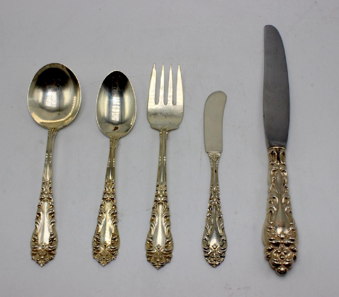 Amston "Crescendo" 102 pc. Sterling Silver Flatware (1 of 3)