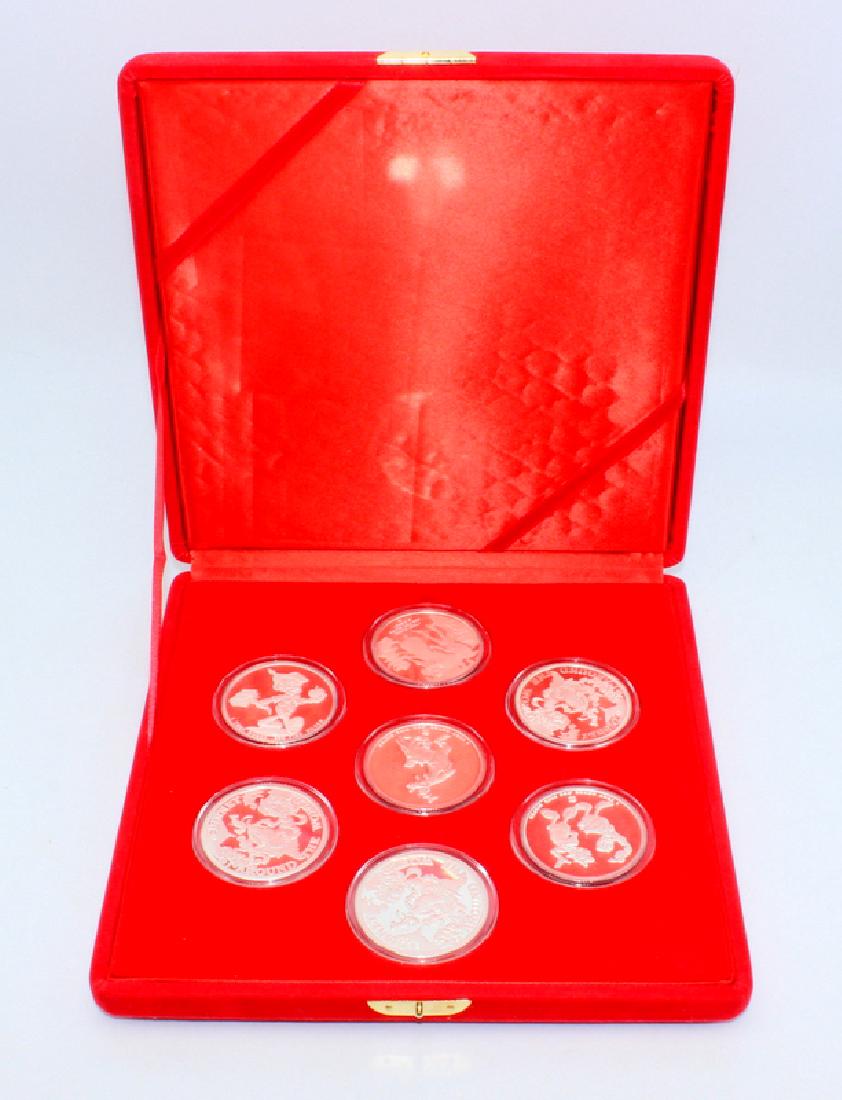 Disney "Around The World" Sterling Silver Boxed Coinset (1 of 6)