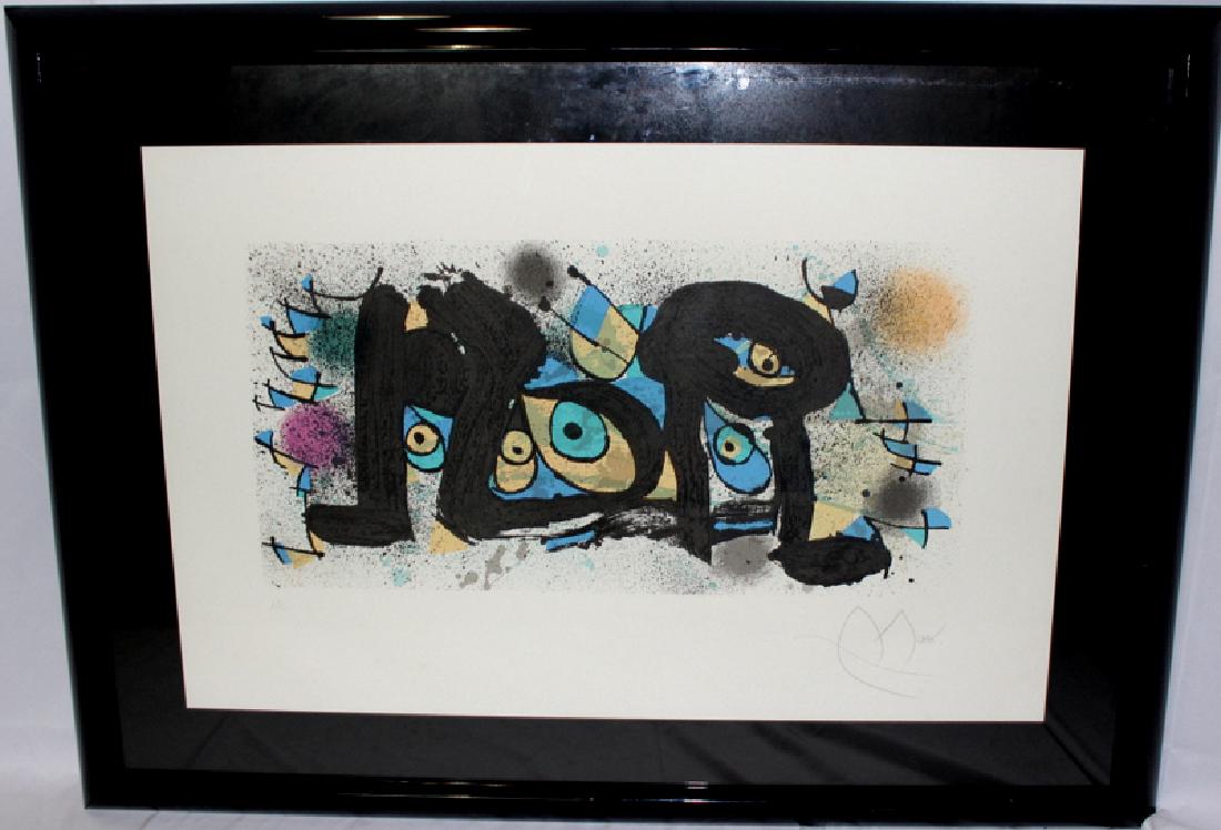 Joan Miro Signed Artist Proof (1 of 2)