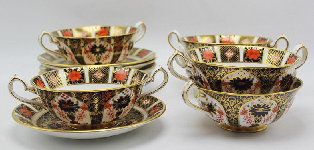 Royal Crown Derby "Old Imari" (6) Cream Soups with (1 of 2)