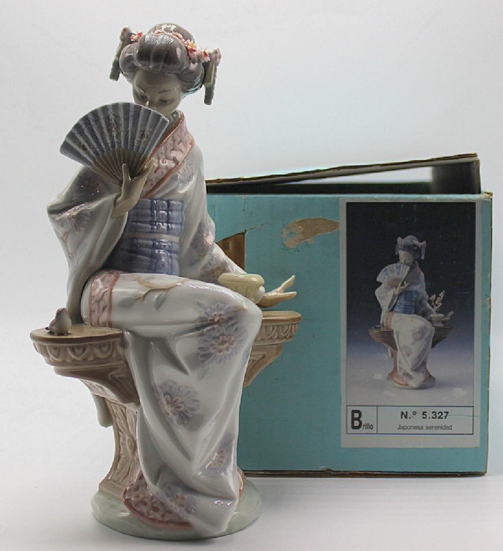 Lladro "Nippon Lady" #5327: Lladro "Nippon Lady" #5327. 8 1/4" high x 5 3/4" wide.
