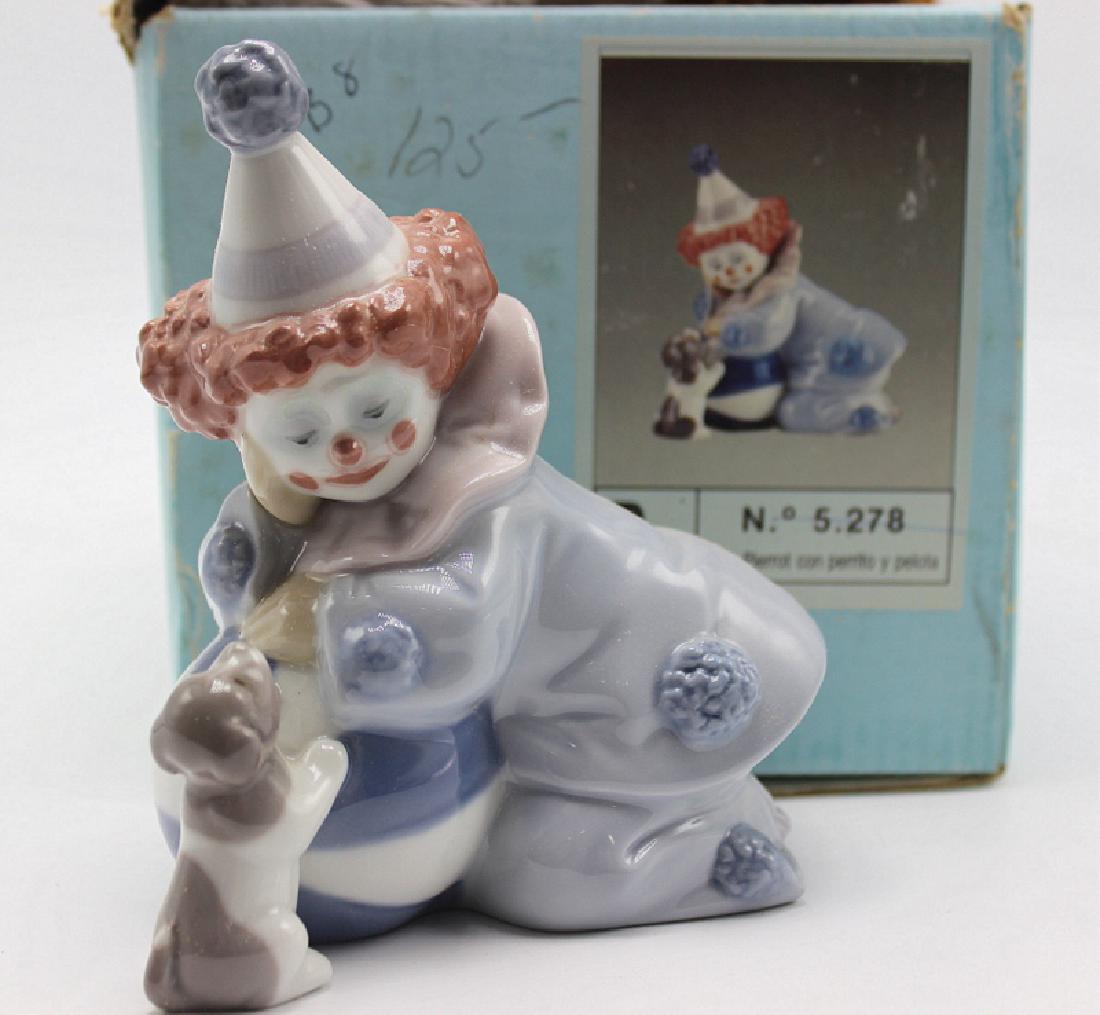 Lladro "Pierrot & Pup" #5278 (1 of 2)