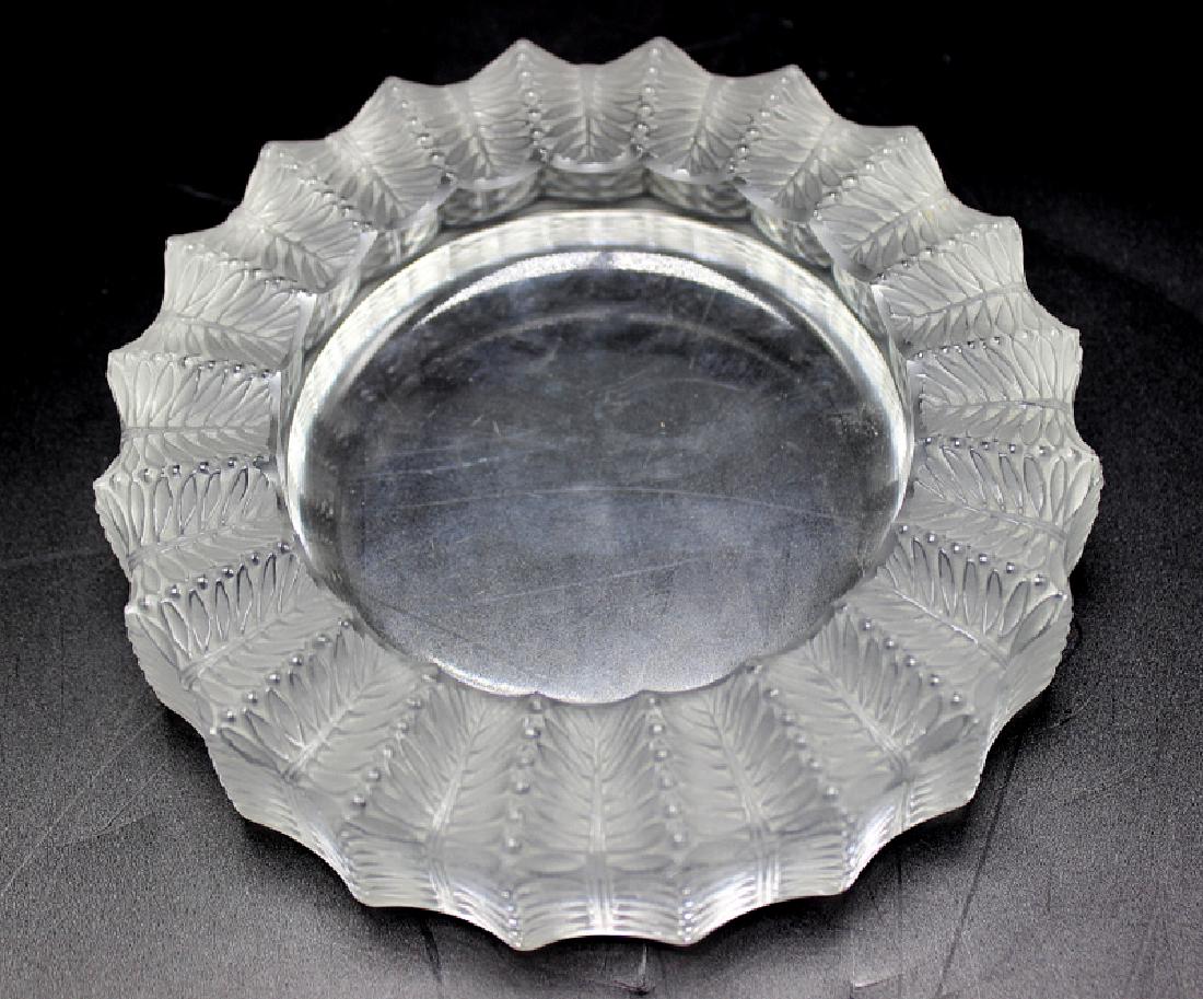 Lalique "Jamaique" Crystal Ashtray (1 of 3)