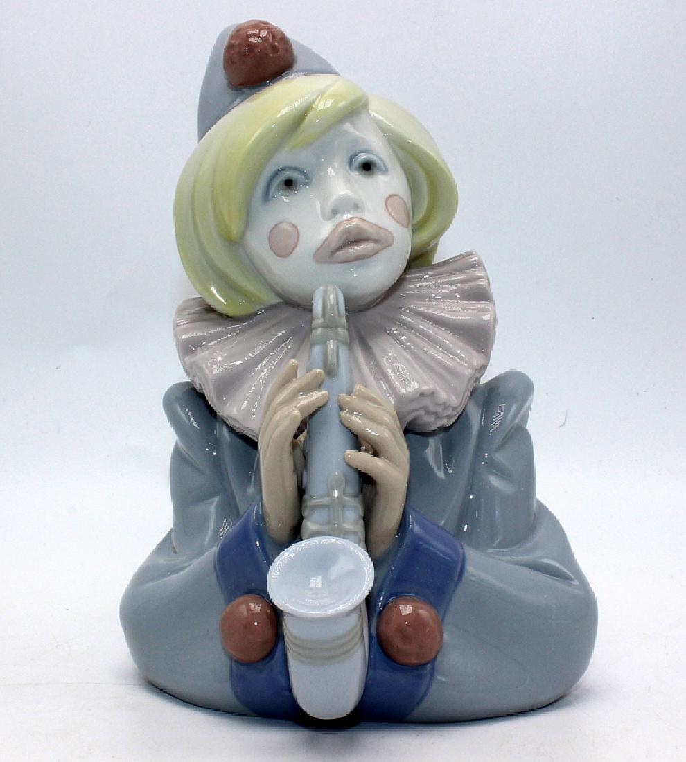 Lladro #5586 "Clown with Saxophone" Porcelain Figure (1 of 3)