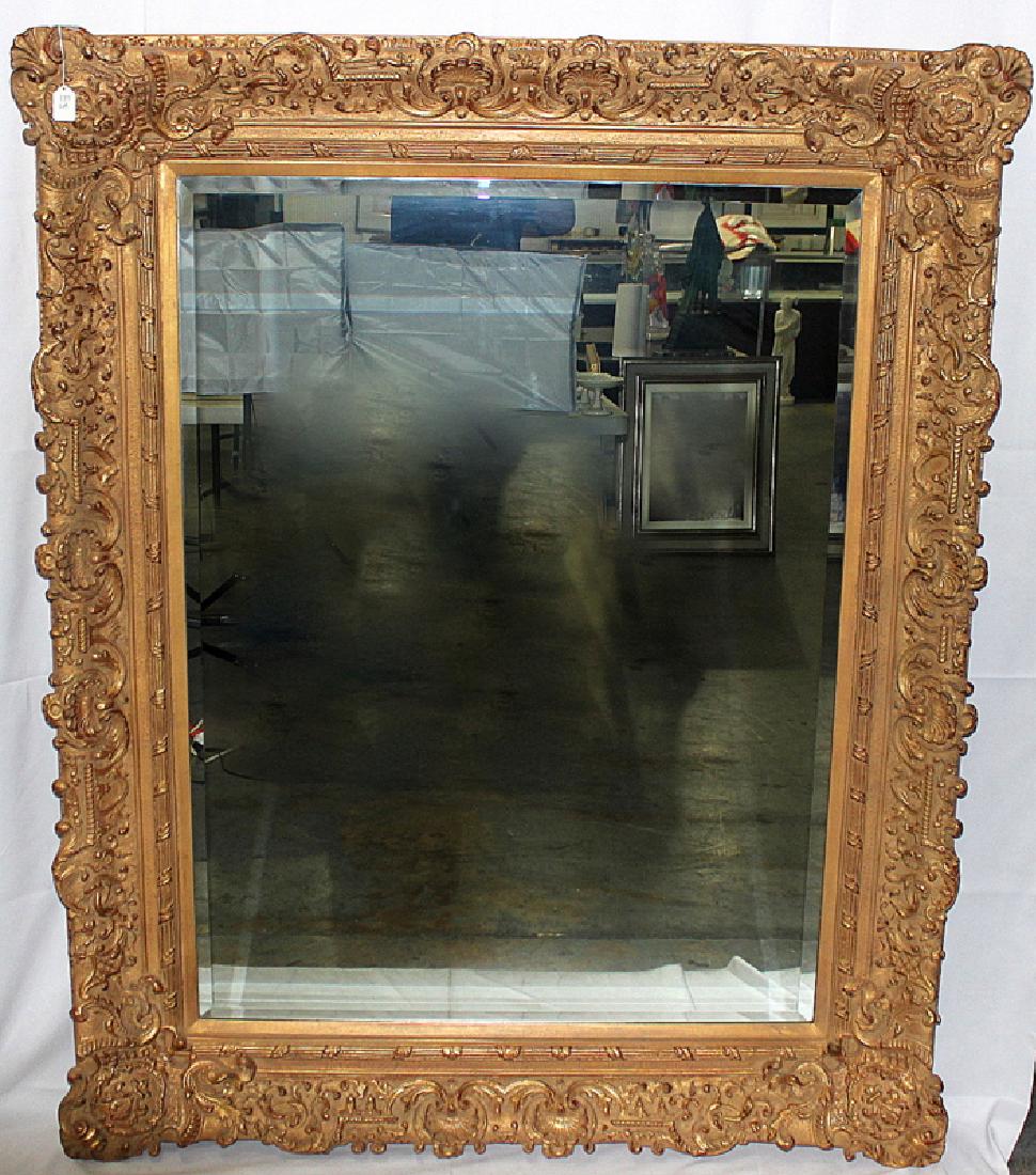 Large Gilt Frame Gold Carved Mirror (1 of 3)