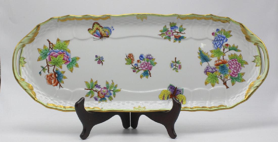 Herend "Victoria" Two Handle Tray (1 of 3)