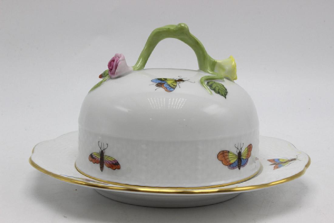 Herend "Victoria" Covered Butter Dish (1 of 2)