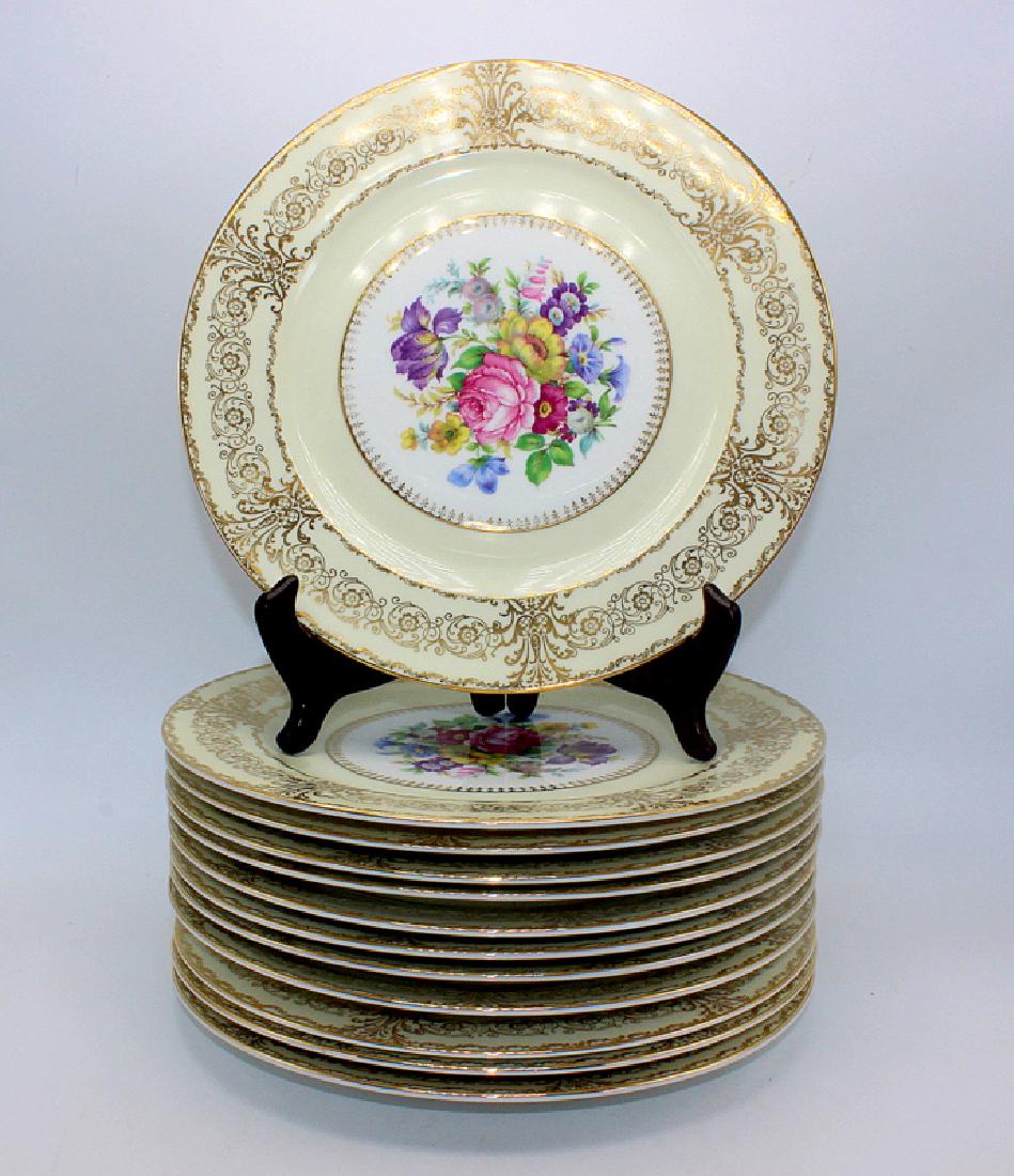 (12) Rosenthal Porcelain Dinner Plates (1 of 3)