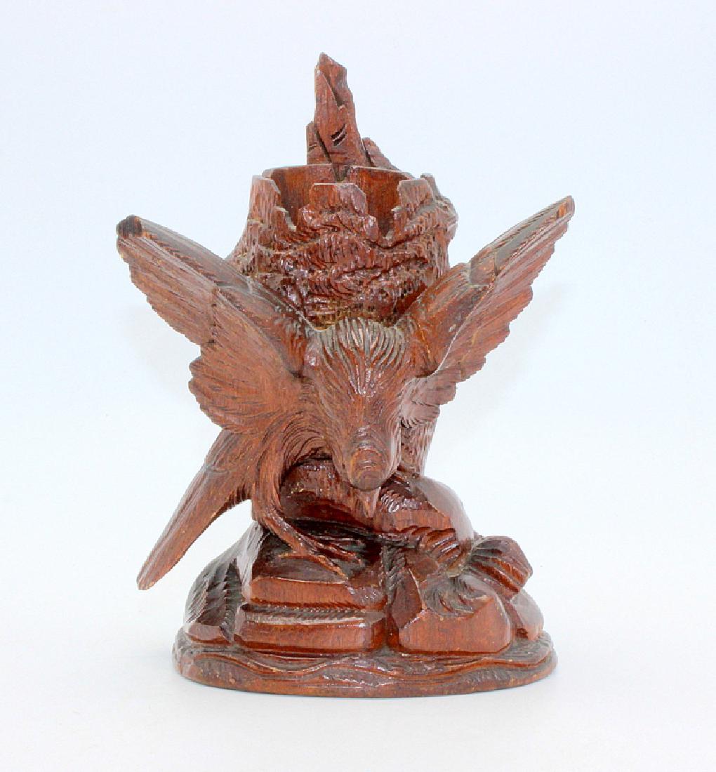 Black Forest Carved Pen Holder (1 of 4)