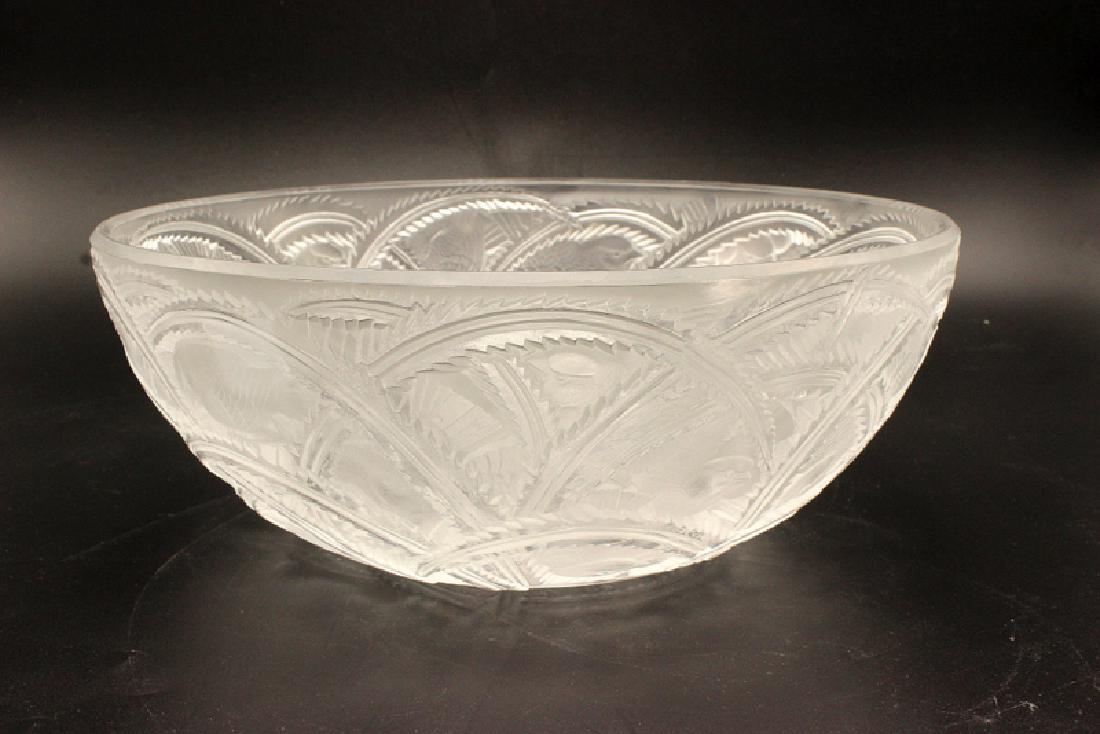 Lalique "Pinsons" Crystal Bowl (1 of 4)