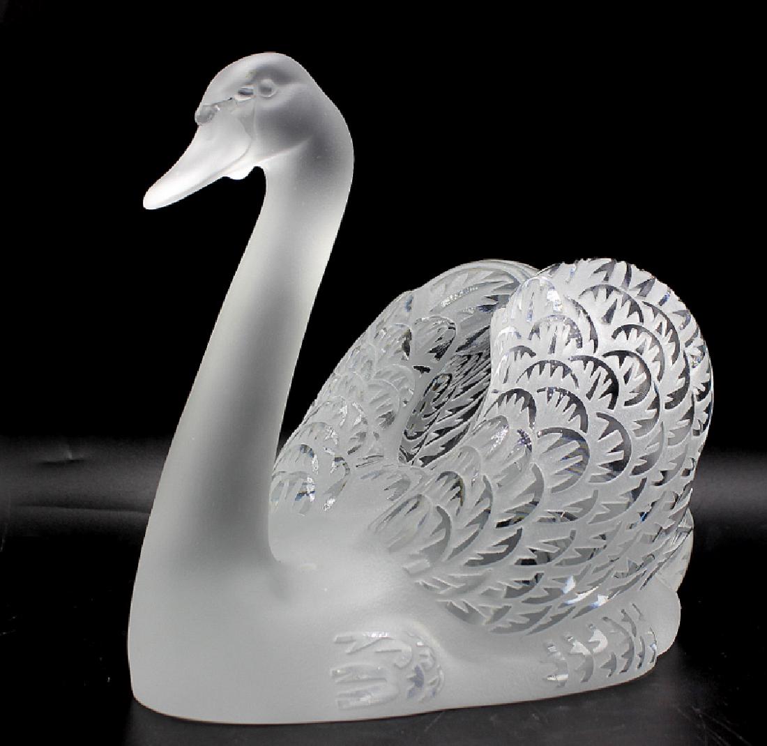 Lalique Crystal Swan (1 of 5)