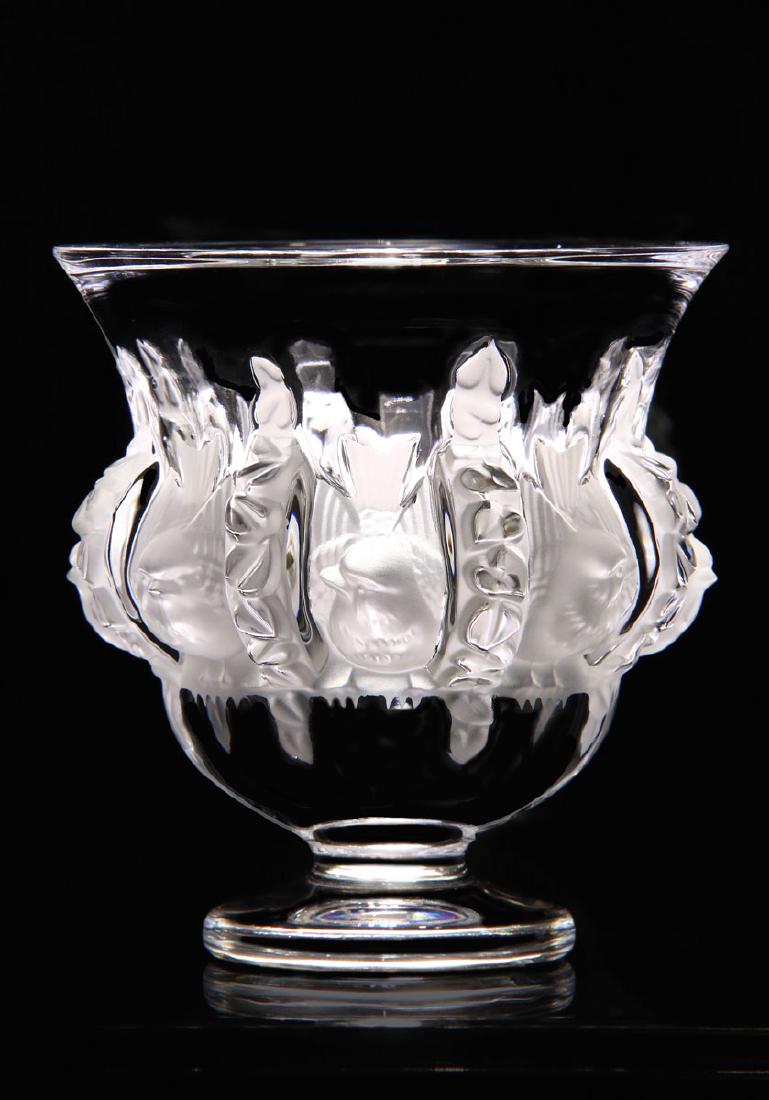 Lalique "Dampierre" Crystal Vase (1 of 1)