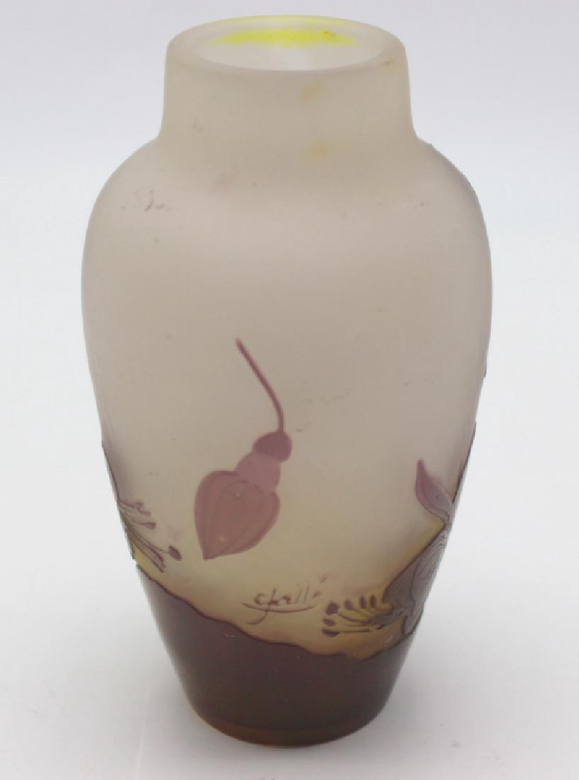 Emile Galle Art Glass Vase (1 of 1)