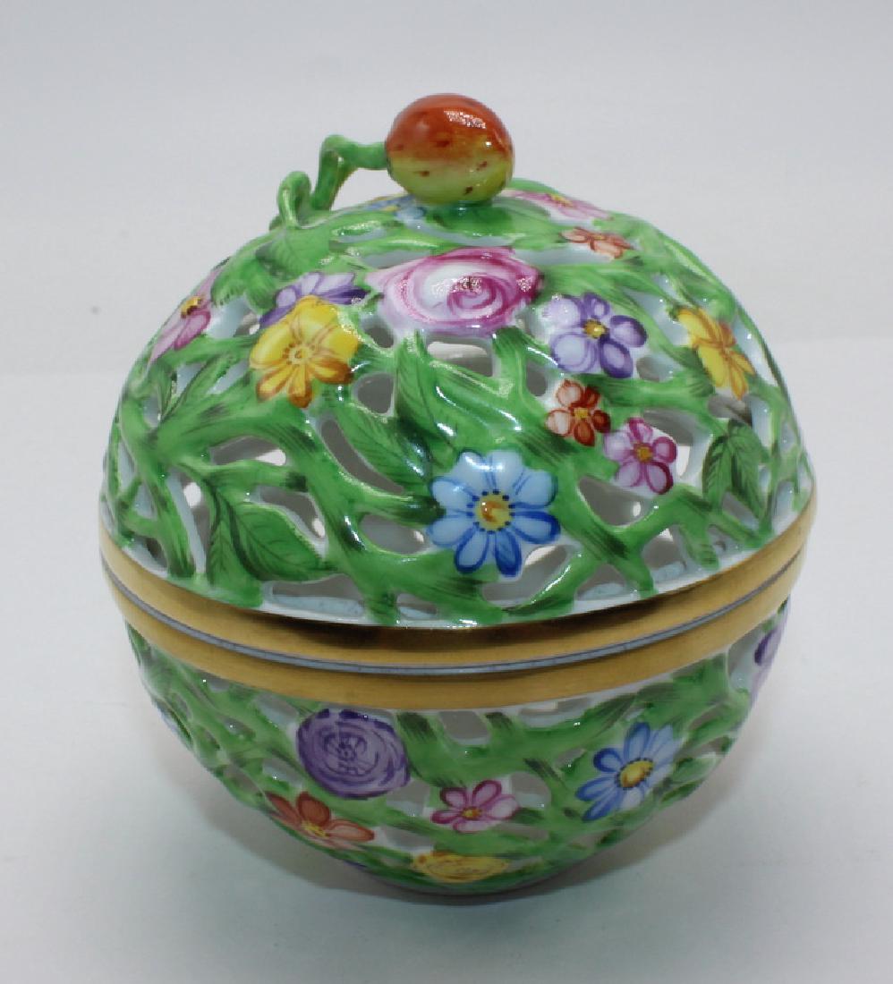 Herend Handpainted Covered Dish (1 of 1)