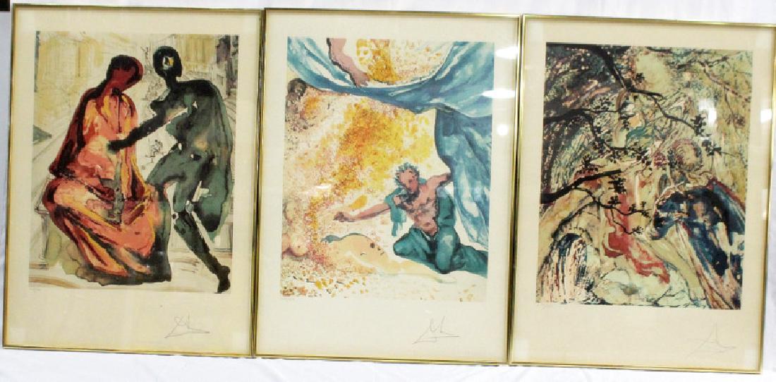 Salvador Dali (Spanish, b.1904-1989) Triptych (1 of 1)