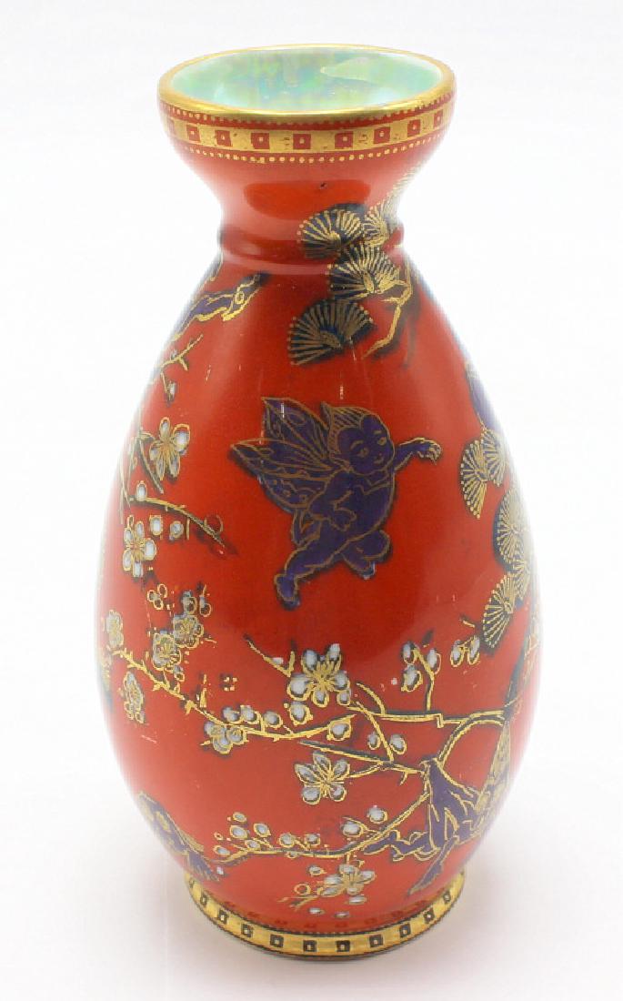 Wedgwood Lustre Chinese Vase: Wedgwood Lustre Chinese Vase. 5" h x 3" w.