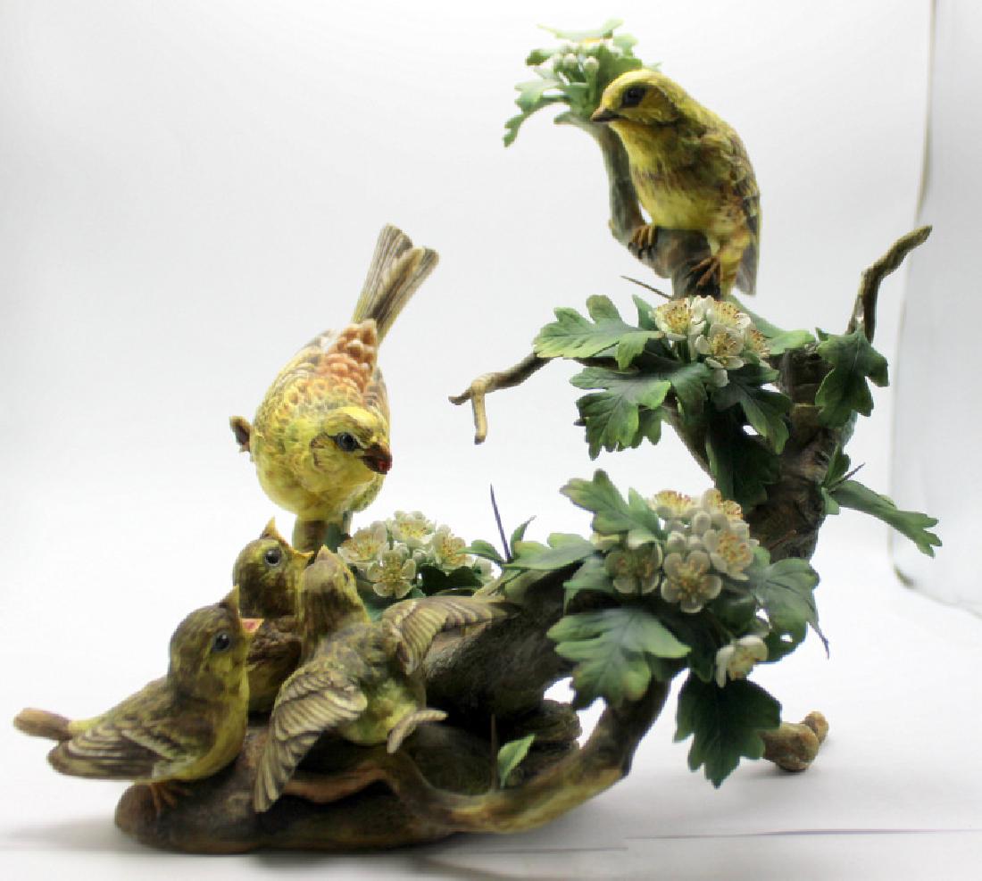 Boehm Porcelain Figural Group Feeding Time (1 of 1)