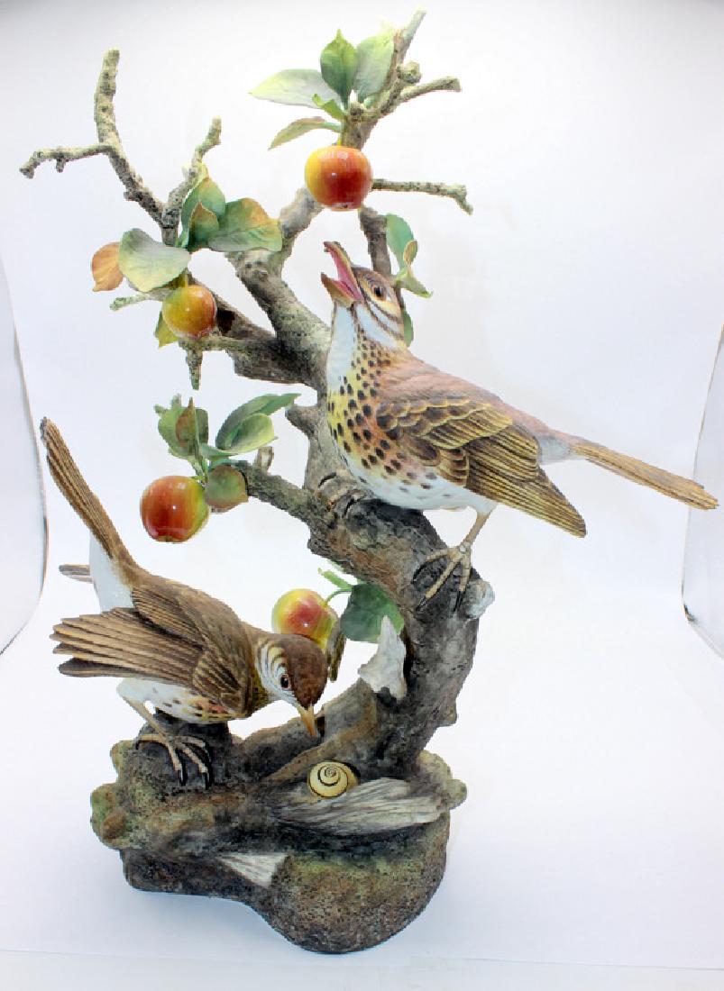 Boehm Birds on Apple Tree Branch (1 of 1)