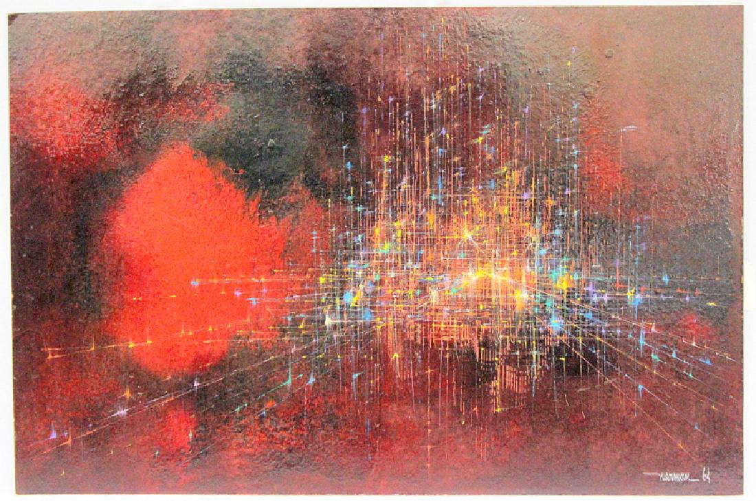 Leonardo Neirman Acrylic on Masonite (1 of 2)