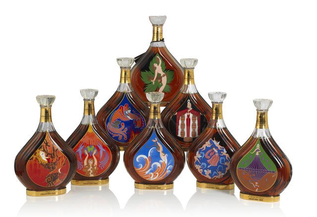 Erté (8) Courvoisier Cognac No. 1-8 Complete Set (1 of 1)