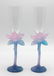 Daum Pate de Verre Champagne Glasses