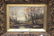 Antique S. William Oil Painting on Canvas & Hand Carved - 2